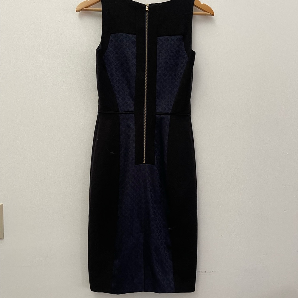 Club Monaco black blue tank dress LITTLE BLACK DRESS lbd 00 - Picture 3 of 5